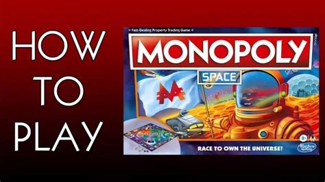 How To Play Monopoly Space Board Game (Hasbro 2020) - YouTube