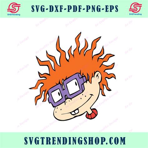 Chuckie Finster Rugrats Svg Layered Svg Dxf Pdf Png Eps Cricut – NBKomputer