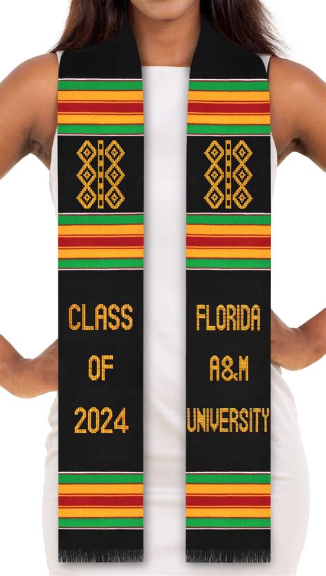 Florida A&M University (FAMU) Class of 2024 Kente Graduation Stole ...