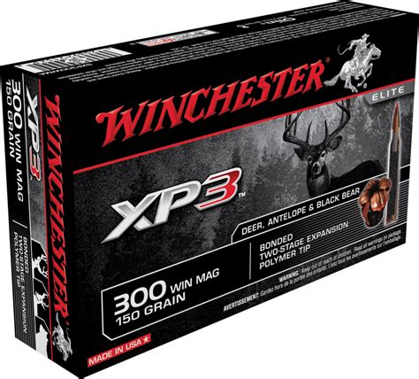 WINCHESTER 300 WIN MAG 150gr XP – NewAvon Arms