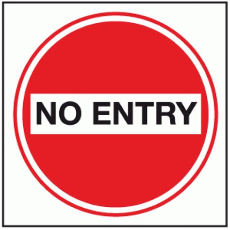 No Entry sign | Automatic Door Signs | Safety Signs & Notices