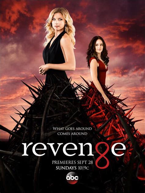 Revenge Poster | Revenge tv show, Revenge tv, Revenge series