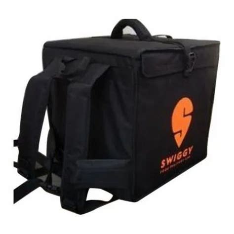 Black Cord Material Swiggy Food Delivert Bag at Rs 499/piece in Bengaluru | ID: 21874014433