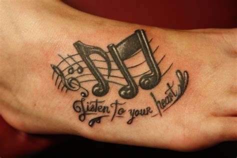 Music Notes Tattoo i might actually get this!! | Music notes tattoo, Music note tattoo, Ankle ...