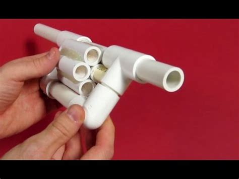 PVC Blowgun Revolver - Six Shooter - How to make a Blowgun - YouTube