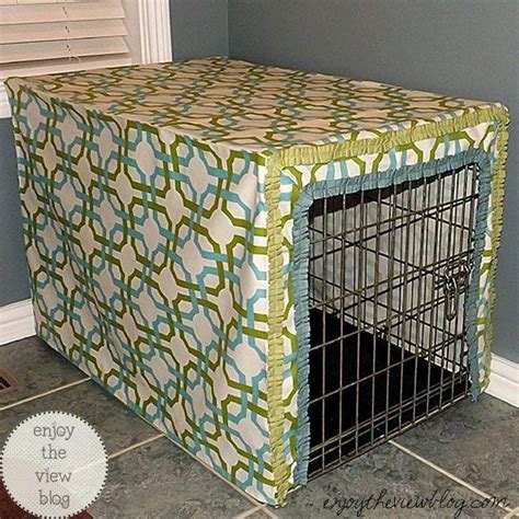 How to make a Dog Crate Cover! Waverize It! | Diy dog crate, Dog crate cover, Dog crate