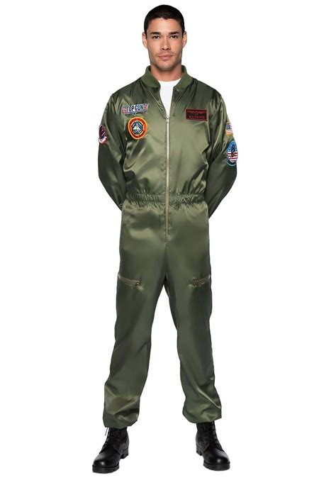 Maverick Flight Suit Costume For Men Top Gun | ubicaciondepersonas.cdmx ...