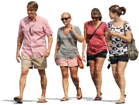 group of smiling people walking together - VIShopper