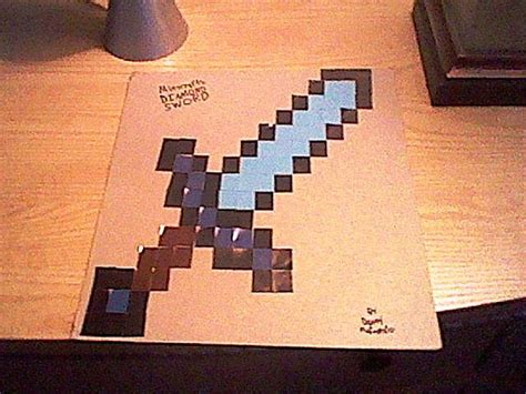 diamond sword / real life life pixel art Minecraft Blog