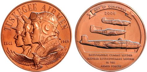 Tuskegee Airmen Commemorative Bronze Medal | The Museum Of UnCut Funk