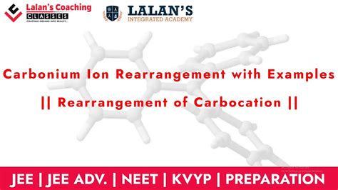 Carbonium Ion Rearrangement with Examples || Rearrangement of Carbocation || - YouTube