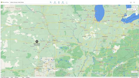 Salina Kansas Map - United States
