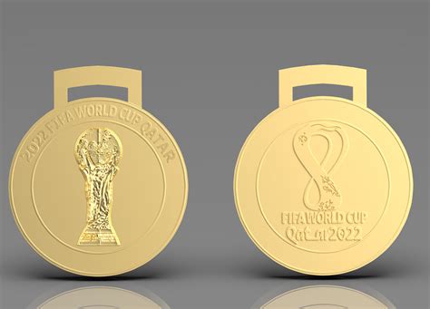 STL file World Champion Medal Qatar 2022・3D printing idea to download・Cults