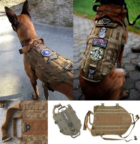 √ Military Dog Vest Patches - Space Defense