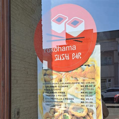 Yokohama Sushi Bar, taste the magic and its powerful happy delight. Life in Namibia