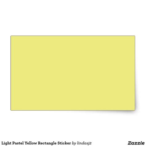 Light Pastel Yellow Rectangle Sticker Pastel Yellow, Yellow Color, Broken Screen Wallpaper ...