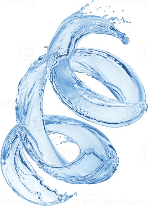 Water splash isolated 10834008 PNG