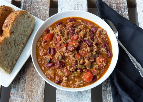 Beef & Three Bean Chili - Recipes | Kitchen & Vine