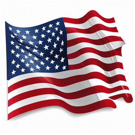 American flag clip art hi-res stock photography and images - Alamy - Clip Art Library