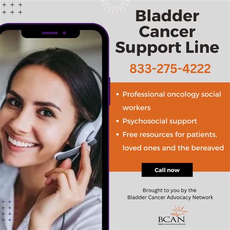 Free Support Line for Bladder Cancer Patients and Loved Ones