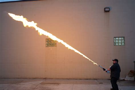 XM42 Handheld Flamethrower: Industrial Art with Flame Firepower! This ain’t your Daddy’s ...