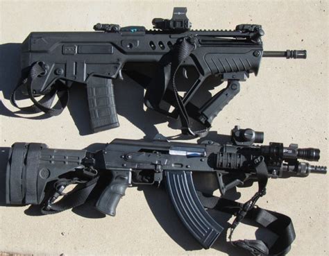 Weekend Photo: His (Tavor) and Hers (Zastava M92 PAP) -The Firearm Blog