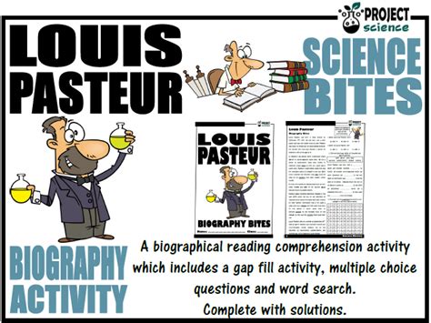 Louis Pasteur Biography Bites | Teaching Resources