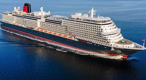 Cunard's newest liner Queen Anne receives the iconic red and black funnel | Cruise News ...