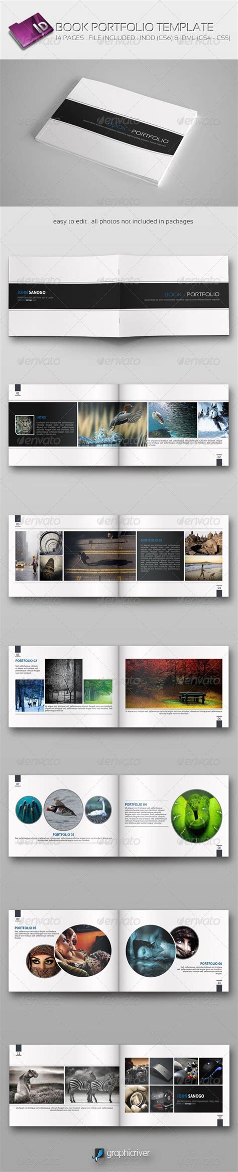 Book Portfolio Template | Portfolio design, Portfolio templates ...