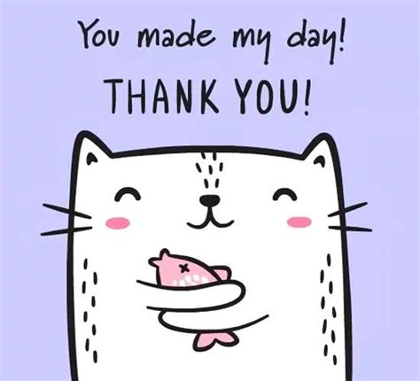 You Made My Day! Thank you for keeping in touch card for you! https://emilycartoons.com/ | Make ...