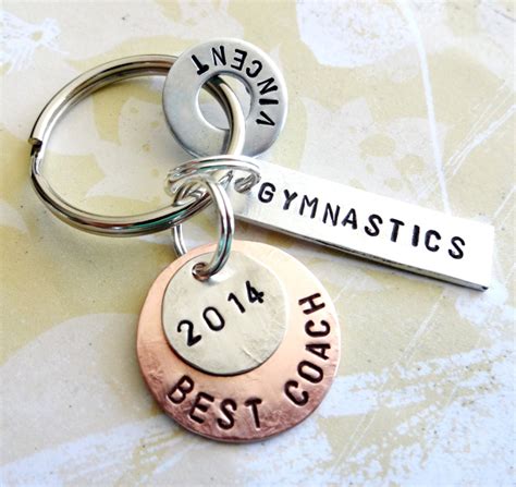 GYMNASTICS COACH Keychain Key Chain Gymnastics | Etsy