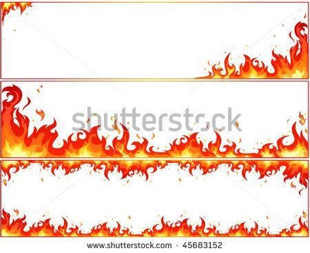 Flames Border Stock Vectors & Vector Clip Art | Free art, Art, Vector free