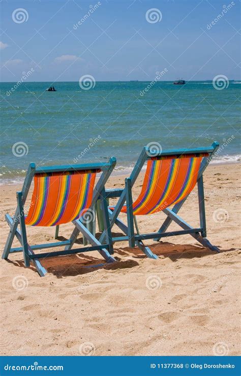 Beach on a sunny day. stock photo. Image of sand, happy - 11377368