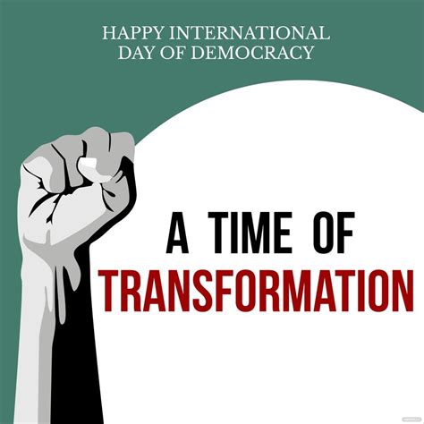 International Day of Democracy Poster Vector in Illustrator, SVG, JPG, EPS, PNG, PSD - Download ...