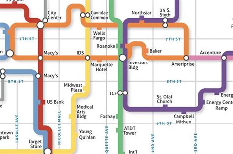 Minneapolis Skyway Map Printable