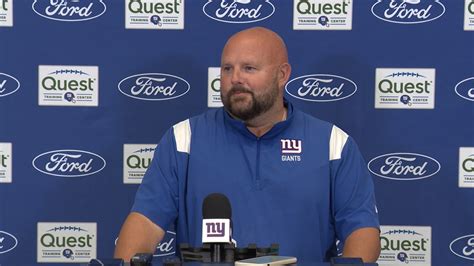 Quotes: Coach Brian Daboll speaks from training camp