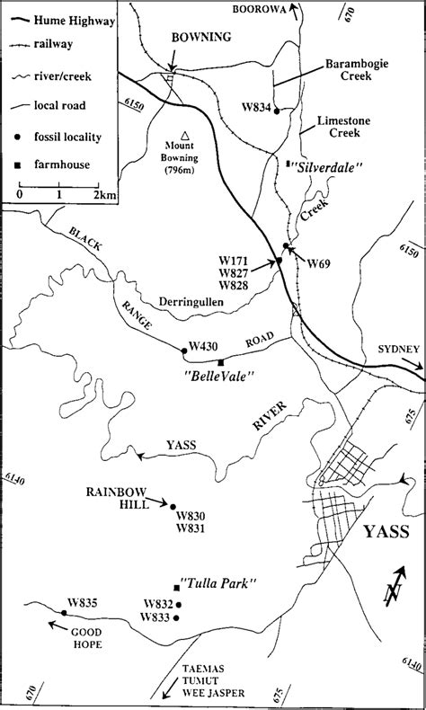 Locality map for the Yass district. Geological details can be obtained... | Download Scientific ...