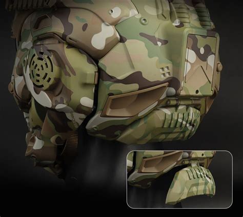 W Helmet Tactical Style Helmet with built-in ventilation system and ...