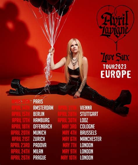 Avril Lavigne - Love Sux Tour 2023 - 03 May 2023 - Palladium Köln - Event/Gig details & tickets ...