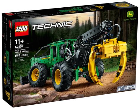 LEGO Technic 42157 pas cher, La débardeuse John Deere 948L-II