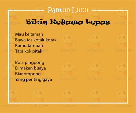 Pantun Lucu Banget | Cerita Lucu, Komik Lucu dan Humor Terbaru