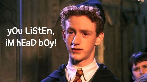 Percy Weasley being “Head Boy” - YouTube