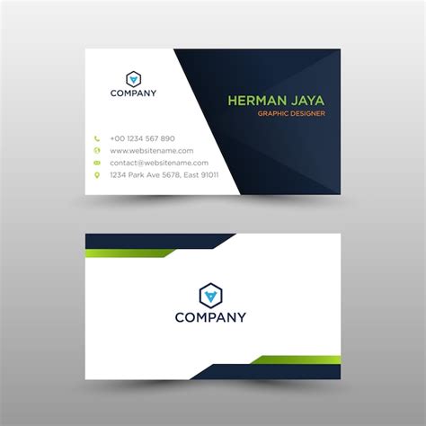 Premium Vector | Bussines card template