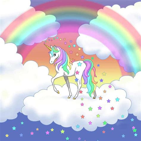 Download A Magical Rainbow Unicorn | Wallpapers.com