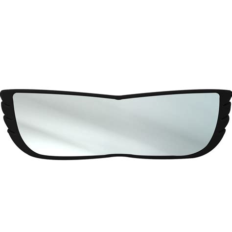 Buy Angel View Wide-Angle Rearview Mirror, As Seen On TV Black Convex Car Mirror Installs in ...