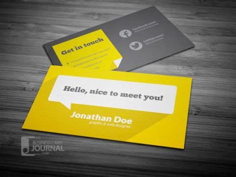 20+ Attractive Free Business Card Templates