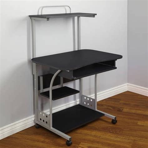 Mobile Computer Tower with Shelf, Multiple Finishes - Walmart.com - Walmart.com