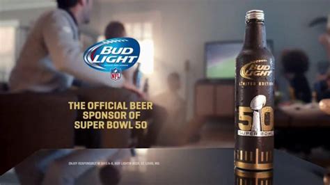 Bud Light Limited Edition Super Bowl 50 TV Spot, 'Super Bowl Throwback' - iSpot.tv