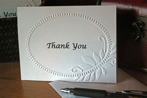 Thank You cards. PERSONALIZED Bulk WEDDING Thank You Embossed