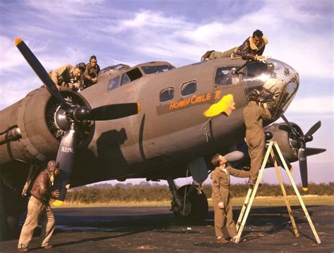 World War II: Color Photos of U.S. Bombers and Crews in England, 1942 | TIME